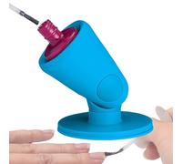Adjustable Hinge Untippable Nail Polish Bottle Holder, Silicone Portable Anti-Spill Tilted Nails Polish Bottle Display Stand Fingernail Tool Accessories For Home Salon Artists Painting Pedicure