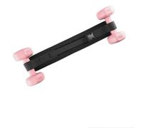 Adjustable Hip Thrust Belt, Padded Dumbbell Kettlebell Glute Bridge Strap, Weight Lifting Gym Equipment, Home Yoga Hip Training Weight Belt, Heavy Duty Fitness Gear (Black-Regular)