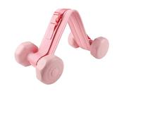 Adjustable Hip Thrust Belt, Padded Dumbbell Kettlebell Glute Bridge Strap, Weight Lifting Gym Equipment, Home Yoga Hip Training Weight Belt, Heavy Duty Fitness Gear (Pink-Small)