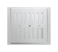 Adjustable Hit & Miss Air Vent Grill 9 x 9 Inch Aluminium Wall/Duct Ventilation Cover Surface Mount Non-Gas Use Pack of 1.