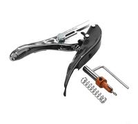 Adjustable Hole Punch Set 2pcs Tool with Countersink Drill for Cardboard, PVC, and Paper, for Accurate Hole Making (4×8mm)