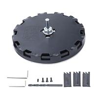 Adjustable Hole Saw Kit 45 to 130mm Diameter Triple Blade Woodworking Drill Bit for Drywall Plywood Plastic Board DIY Projects ABS Aluminum Alloy Carbon Steel Construction