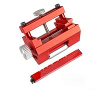 Adjustable Honing Guide Jig for Wood Chisels and Planer Blade, 30° Fixed Angle Sharpener with 1.6in Wide Roller, for Precise Woodworking Tool Sharpening on Oil or Water Stones(red)