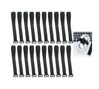 Adjustable Hook and Loop Strap, 20 Pcs Hook and Loo/p Cable Ties Reusable Cable Ties Hook and Loop Strap Multipurpose Cables Straps Cable Management for Cabl/e Tidy,Wire Management,25 * 200mm