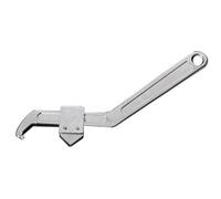 Adjustable Hook Wrench, 95-165mm Round Head Chrome Adjustable Wrench, Clip Slider Crescent Wrench, Stainless Steel Hook Wrench Adjustable