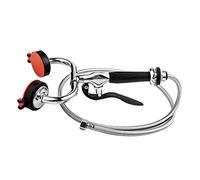 Adjustable Hose Eye Washer, Emergency Eyewash Station Handheld Shower with 1.5m Stainless Steel Hose for Lab and Industrial Use (Color : Single Nozzle) (Single Nozzle)