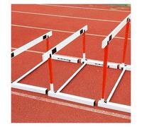 Adjustable Hurdles for Track and Field - Portable Height Adjustable Athletic Workout Obstacles Bar - Ideal for Sport Training and Practice - Set of 2