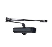 Adjustable Hydraulic Door Closer - Automatic Spring Buffer for 25-80KG Doors Speed Control Mute Closing Door Hardware Black Design - Easy Installation