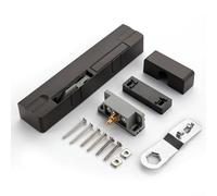 Adjustable Hydraulic Door Closer with Silent Damping Buffer for Wooden Doors, Anti Pinch Safety Design for Household and Commercial Use (White-Right)