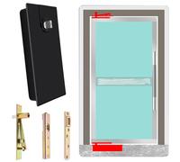 Adjustable Hydraulic Floor Hinge, Double Cylinder Glass Door Closer Spring Mounted for Wide Doors