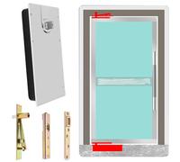 Adjustable Hydraulic Floor Hinge, Double Cylinder Glass Door Closer Spring Mounted for Wide Doors