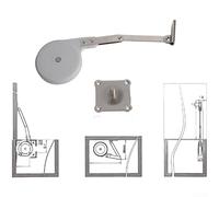 Adjustable Hydraulic Lift Support Frame for For TATAMI Bed with Silent Buffer and Controlled Closing Motion Suitable for Various Cabinet Applications (B)