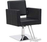 Adjustable Hydraulic Salon Chair for Hair Stylists 360° Swivel Beauty Barber Chair AllPurpose Styling Equipment for Spa and Salon Black