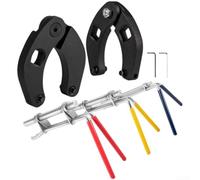 Adjustable Hydraulic Seal Installer Tool for Case 580 Tractors - Steel Bearing Race Driver Kit with Wrenches