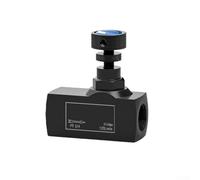 Adjustable Hydraulic -Way Throttle Valve for Injection Molding, Cast Iron Flow Control with Manual Handwheel, PT1/4 to PT3/4 Oil Circuit Regulation(D)