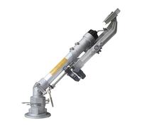 Adjustable Impact Gun Sprinkler, 360° Rotating Impulse Sprinkler with Nozzle Set for Large Area Irrigation in Agriculture and Forestry, Durable for Industrial Use