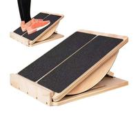 Adjustable Inclination Board for Home Training - Non-Slip Incline Board for Ankle Recovery, Flexibility and Mobility, Wooden Wedge Board for Calf Stretching, Recovery Exercises