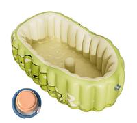 Adjustable Infant Bath Tub PVC Lightweight Structure Safe Air Chamber Wall Baby Bathing for Comfortable Bathing Soft Skin Friendly Bath