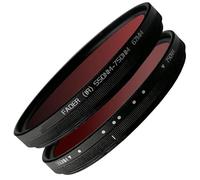 Adjustable infrared filter infrared lens through infrared 550nm to 750nm 49 52 58 67 77mm suitable for SLR digital SLR camera lens (Size : 49mm, Color : FADER IR 550-750NM)