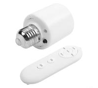 Adjustable infrared sensor lamp head with remote control and E27 screw fitting, providing motion activated lighting and energy savings