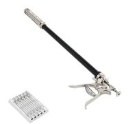 Adjustable Injector Syringe - Semi-Automatic Dosing Device for Veterinary Precision Medicine for Goose, Pig, Bull, Sheep, and Poultry