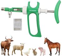 Adjustable Injector Syringe - Semi-Automatic Vaccine Dispenser, Precision Syringe Pump for Goose, Pig, Bull, Sheep, Poultry