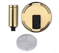 Adjustable Installation Floor Door Stopper Heavy Duty Performance to Keep Doors Securely in Place During Winds (Gold)