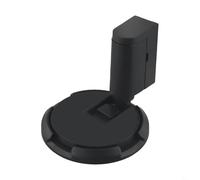 Adjustable Installation Floor Door Stopper Heavy Duty Performance to Keep Doors Securely in Place During Winds (Black)