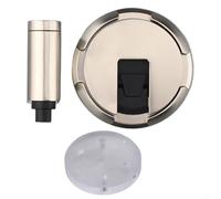 Adjustable Installation Floor Door Stopper Heavy Duty Performance to Keep Doors Securely in Place During Winds (Brushed)