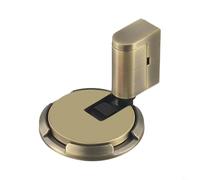Adjustable Installation Floor Door Stopper Heavy Duty Performance to Keep Doors Securely in Place During Winds (Green Bronze)
