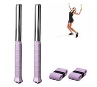 Adjustable Intensity Badminton Swing Trainer, Stainless Steel Grip, Magnetic Resistance & Sound Feedback, PP Non-Slip Handle for Strength & Swing Correction