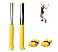 Adjustable Intensity Badminton Swing Trainer, Stainless Steel Grip, Magnetic Resistance & Sound Feedback, PP Non-Slip Handle for Strength & Swing Correction