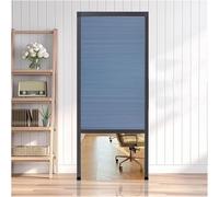 Adjustable Invisible Sliding Accordion Door, Top-Down/Bottom-Up Operation, Waterproof & Easy No-Drill Installation for Bathroom & Kitchen