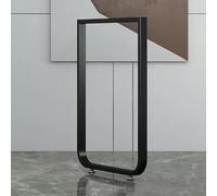 Adjustable Iron Bench Legs 45x72.5cmSquare Tube Design Includes ing Screws & Protector Feet OnePiece Molding Silver h for Home Fur Upgrade