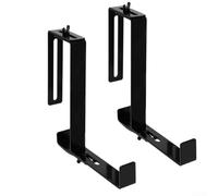 Adjustable Iron Flower Pot Hangers 2 Pcs Wall Hooks for Space Optimization in Small Areas