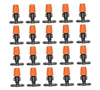 Adjustable Irrigation Drippers with Connect Tee Drip Irrigation System Sprinkler Micro Sprayer 20PCS|Drip Kits