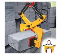 Adjustable ITE Slab Lifting ClampHeavy Duty Stone Hand Tool for Marble & ITE Nonslip Rubber Chuck Scissor Design for Easy Handling Ideal for Professionals