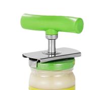 Adjustable Jar Opener - Comfortable Antislip Handle Grip, Compact Easy Twist Fit | Reinforced Steel Lever Build, Ergonomic Manual Lid Removal Tool for Seniors, arthrities, Kitchens aids Tasks
