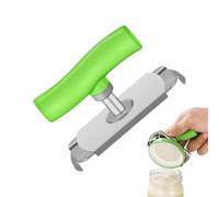 Adjustable Jar Opener for Arthritics Hands - Stainless Steel Bottle Opener for Weak Grip & Seniors, Universal Lid Remover Kitchen Gadget for 1-10cm Jars & Bottles