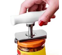 Adjustable Jar Opener - Handle Lid Opener Stainless Steel ABS | Multi-Function Universal Bottle Opener | Non-Slip Kitchen Tool for Home Use