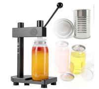 Adjustable Jar Sealer | Stable Base for Home & Commercial Canning | Versatile Vacuum Seal System (Black) - Perfect for Food Storage & Freshness Preservation