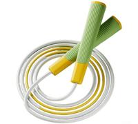 Adjustable Jump Rope 2.8m, Tangle-Free Childrens Skipping Rope with Soft PVC/PP Cord, Contoured Handles for Better Control, Fun Exercise for Boys Girls(H)