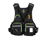 Adjustable Kayak Vest with Multiple Pockets and Whistle, Kayak Vest for Paddle Boarding Canoeing Boating