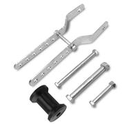 Adjustable Keel Roller - Brackets for Long Rollers in Galvanised Steel | Roller Conveyor | Heavy Duty Conveyor Rollers for Stands | Table Saw Woodworking Fence | Practical Reserve Part Between