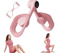Adjustable Kegel Pelvic Floor Trainer & Resistance Band - Inner Thigh Master for Pelvic Floor, Leg Slimming, Hip Lifting, 360° Rotating Women’s Leg Muscle Exercise Devices Leg Training Clip for Home