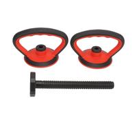 Adjustable Kettlebell Handle, Converts Dumbbells to Kettlebells, Exercise Weights Set for Home Gym