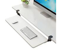 Adjustable Keyboard and Mouse Armrest with ClampErgonomic Sliding Tray for Easy Installation Supports Up to 25kg Ideal for Home Office & Gaming Setup Storage Shelf Included