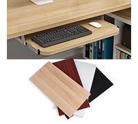 Adjustable Keyboard Tray 54/60/70 cm - Desk Extension with Sliding Rails - Reduces Fatigue - Ideal for Computer Workstations - Enhanced Comfort & Support