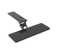 Adjustable Keyboard Tray Under-Desk Keyboard nizer Swivel Drawer for Office Computer Desk Black 64cm - Space-Saving Solution for Ergonomic Workstation