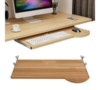 Adjustable Keyboard Tray Under Desk - Sliding Keyboard Platform for Home Office Ergonomic Keyboard Drawer and Mouse Support Space-Saving Design Easy Installation